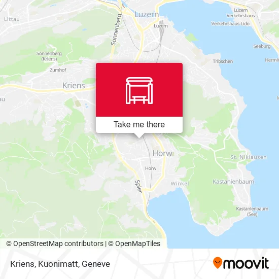 Kriens, Kuonimatt map