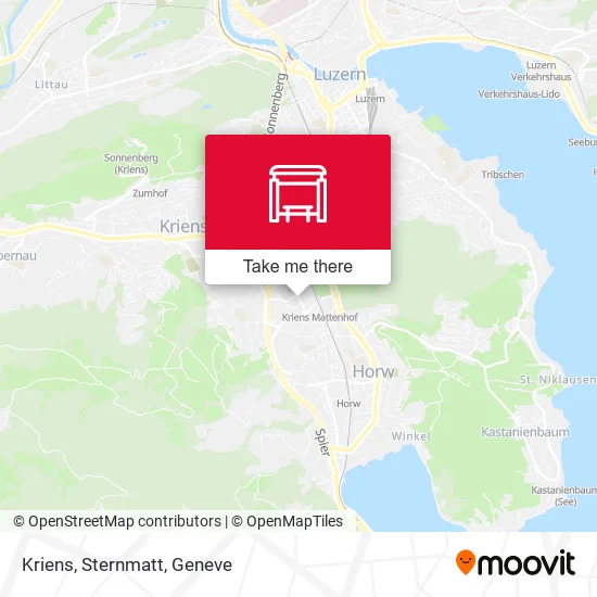 Kriens, Sternmatt map