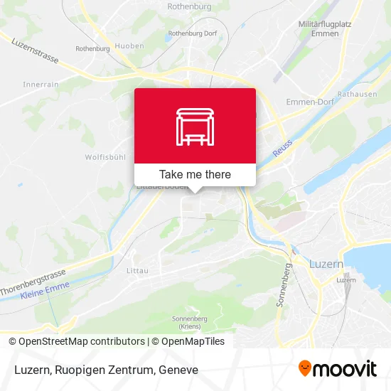 Luzern, Ruopigen Zentrum map