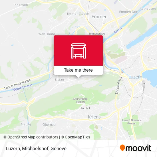 Luzern, Michaelshof map