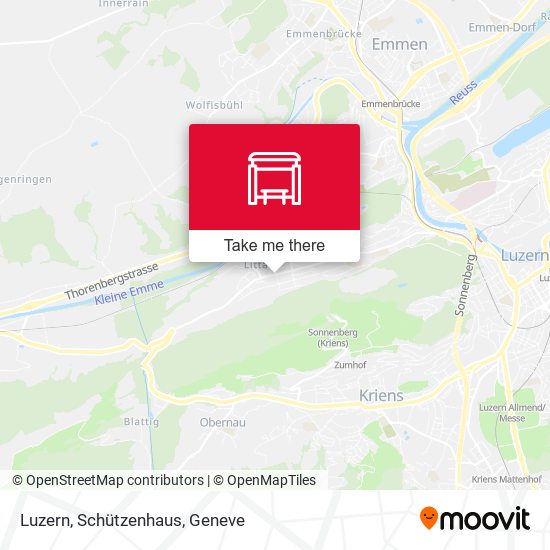 Luzern, Schützenhaus map