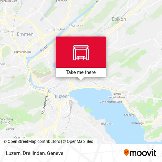 Luzern, Dreilinden map