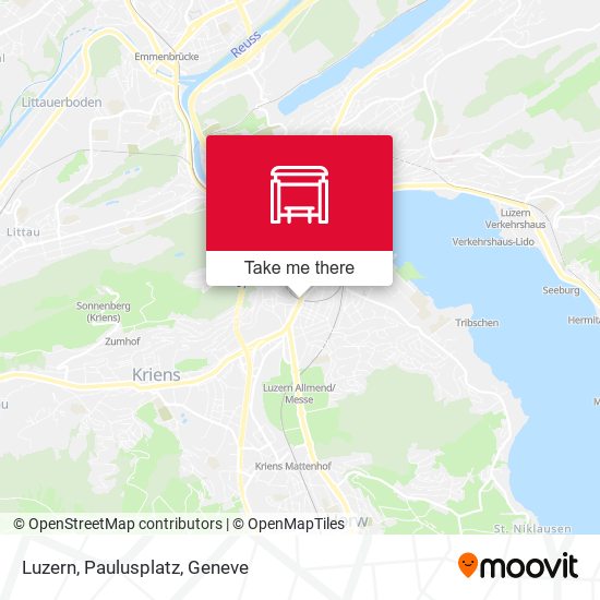 Luzern, Paulusplatz map