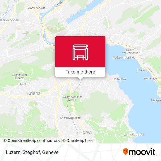 Luzern, Steghof map