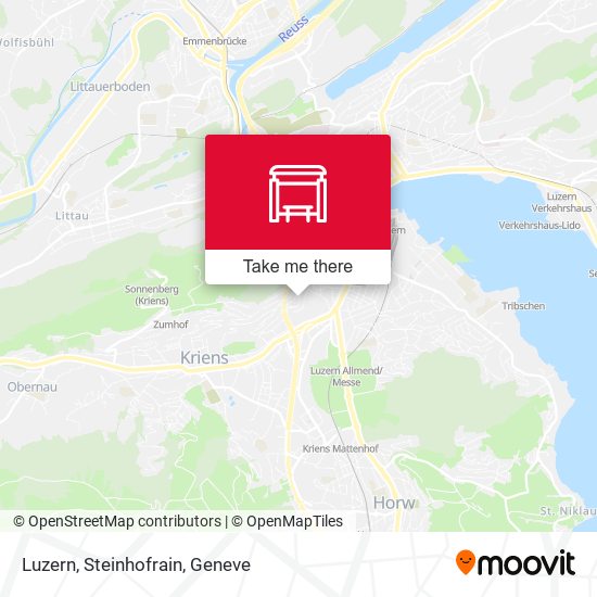 Luzern, Steinhofrain map