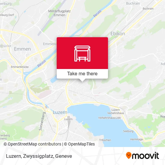 Luzern, Zwyssigplatz plan
