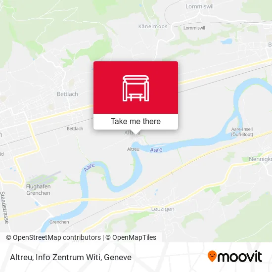 Altreu, Info Zentrum Witi map