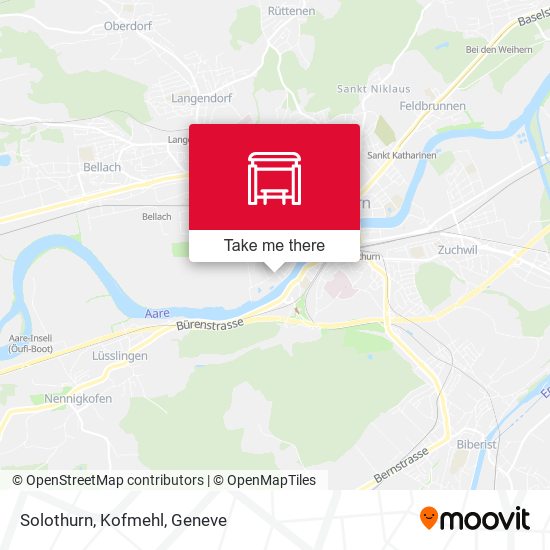 Solothurn, Kofmehl Karte