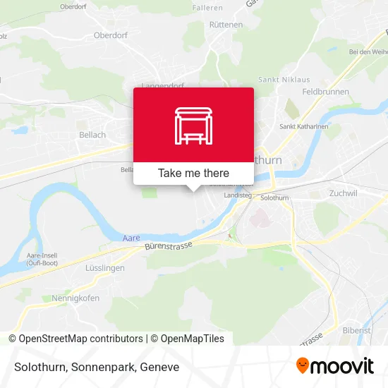 Solothurn, Sonnenpark map
