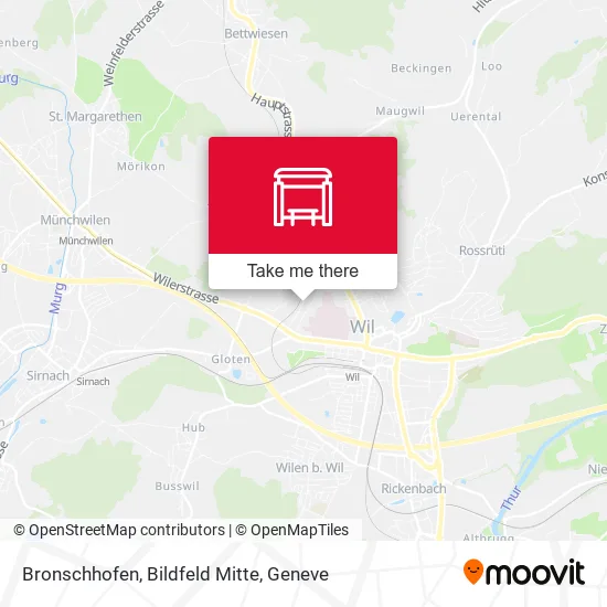 Bronschhofen, Bildfeld Mitte plan