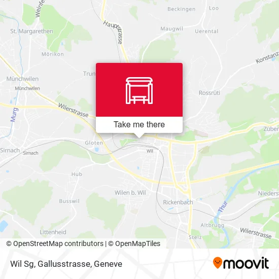 Wil Sg, Gallusstrasse plan