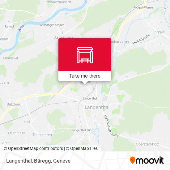 Langenthal, Bäregg map