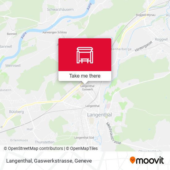 Langenthal, Gaswerkstrasse map