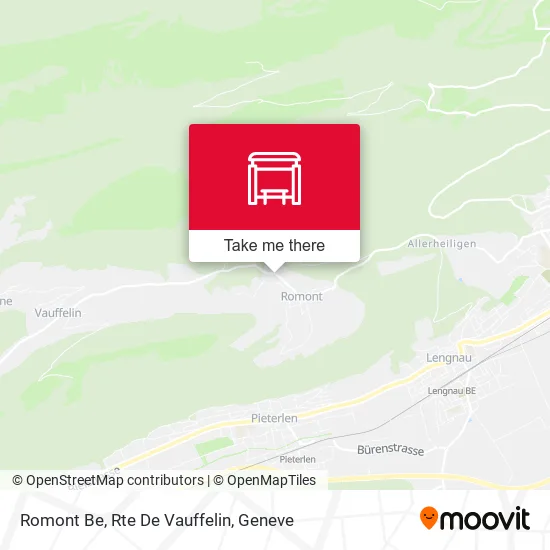 Romont Be, Rte De Vauffelin map