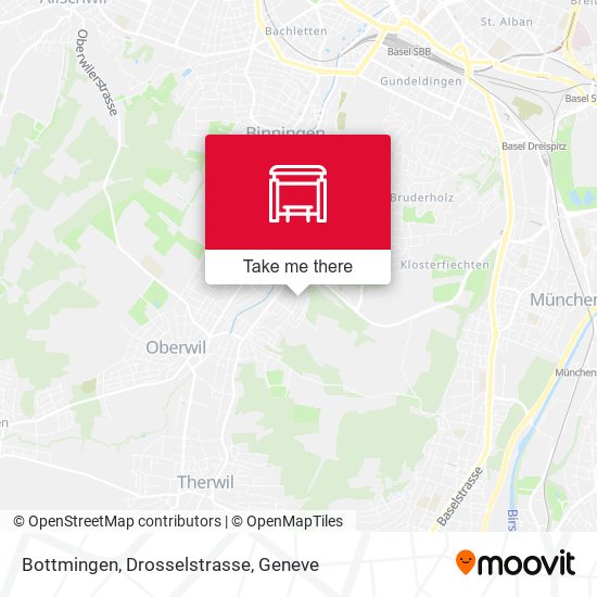 Bottmingen, Drosselstrasse map