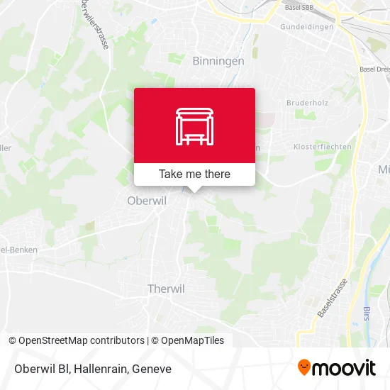 Oberwil Bl, Hallenrain plan