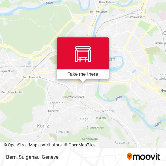 Bern, Sulgenau map