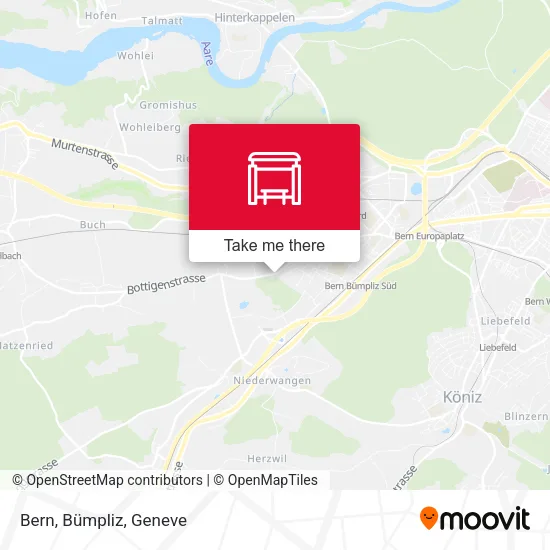 Bern, Bümpliz map