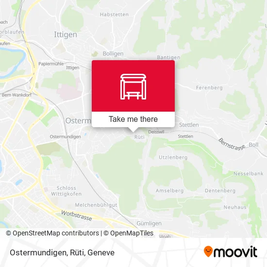 Ostermundigen, Rüti map