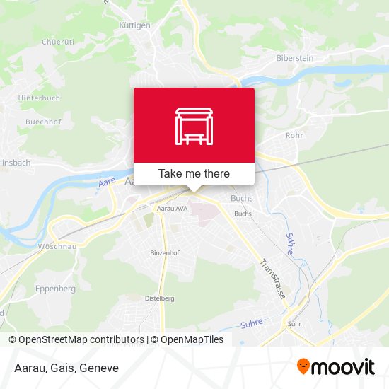 Aarau, Gais map