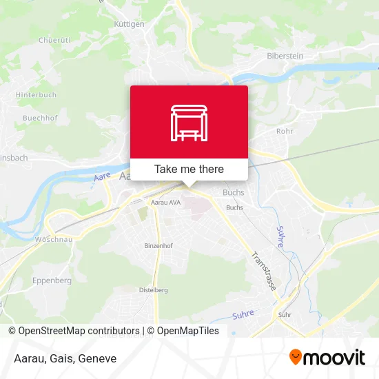 Aarau, Gais map