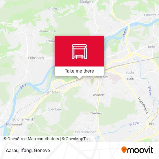 Aarau, Ifang map