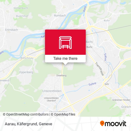 Aarau, Käfergrund map