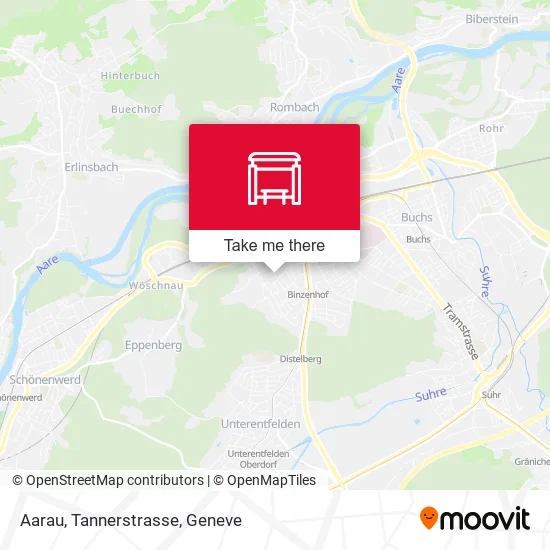 Aarau, Tannerstrasse map