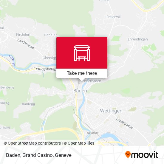 Baden, Grand Casino map