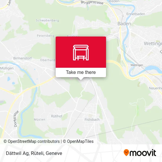 Dättwil Ag, Rüteli map