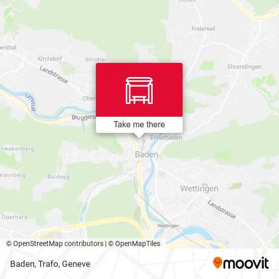 Baden, Trafo map