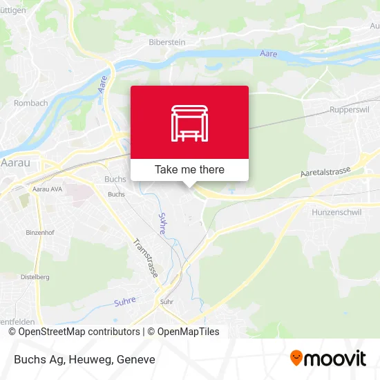 Buchs Ag, Heuweg map