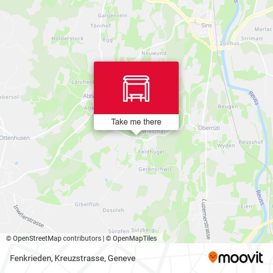 Fenkrieden, Kreuzstrasse map