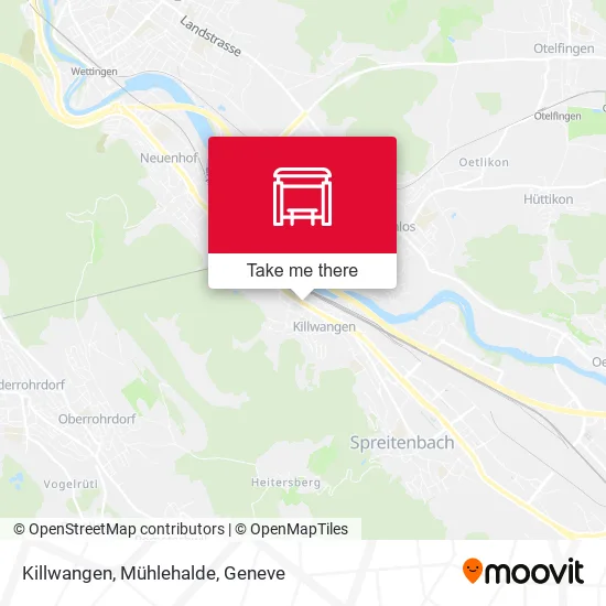 Killwangen, Mühlehalde map