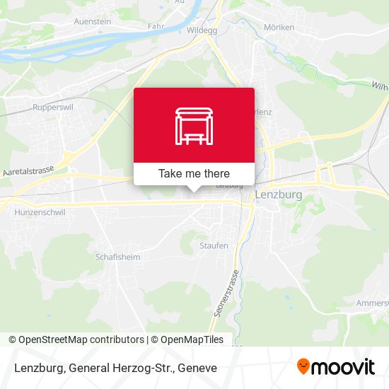 Lenzburg, General Herzog-Str. map