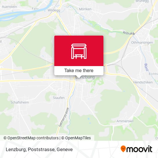 Lenzburg, Poststrasse map