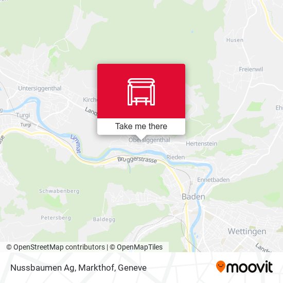 Nussbaumen Ag, Markthof map