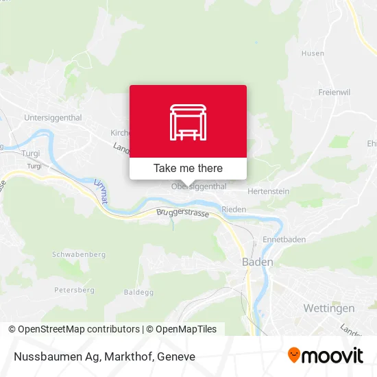 Nussbaumen Ag, Markthof map