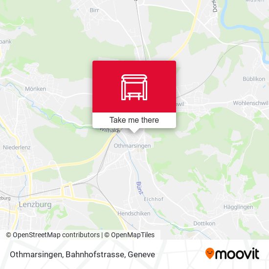 Othmarsingen, Bahnhofstrasse map