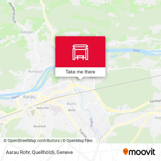 Aarau Rohr, Quellhölzli map