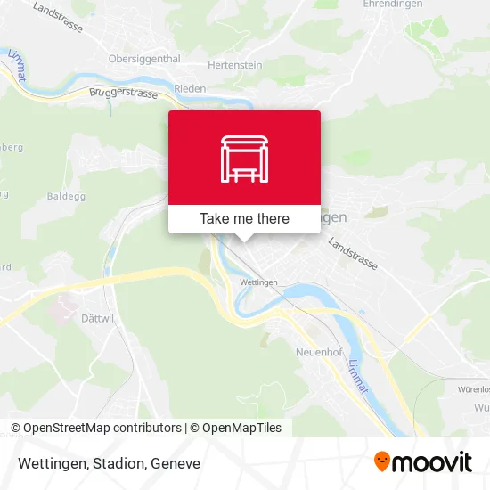 Wettingen, Stadion map