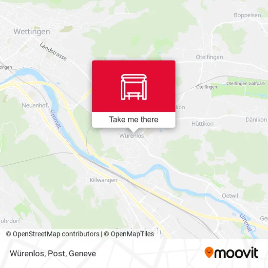 Würenlos, Post map