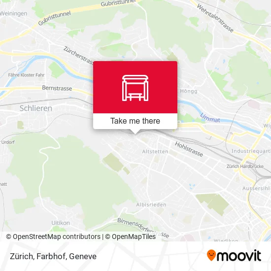 Zürich, Farbhof map
