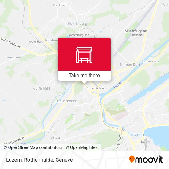 Luzern, Rothenhalde map