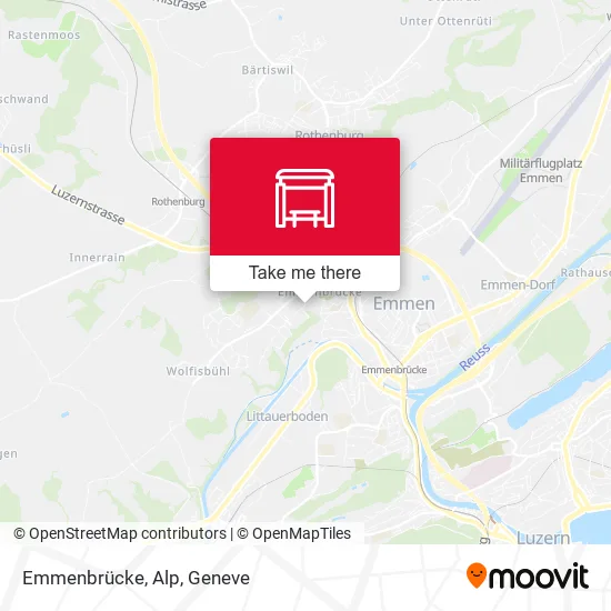 Emmenbrücke, Alp plan