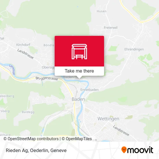 Rieden Ag, Oederlin map