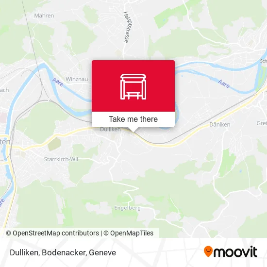 Dulliken, Bodenacker map