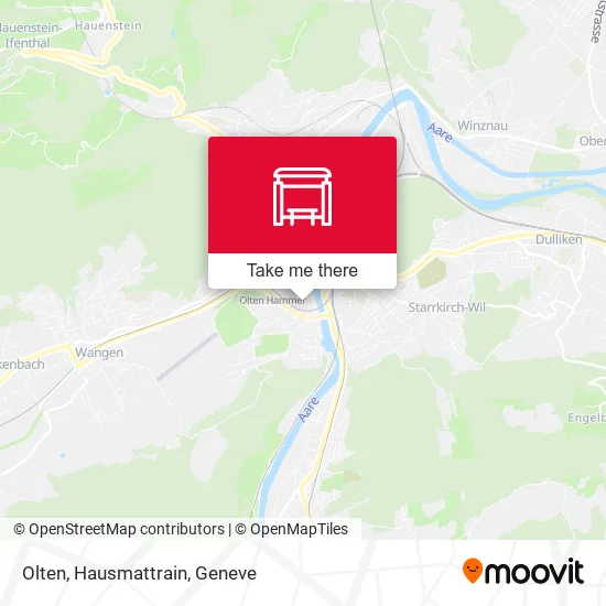 Olten, Hausmattrain map