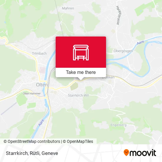 Starrkirch, Rütli map
