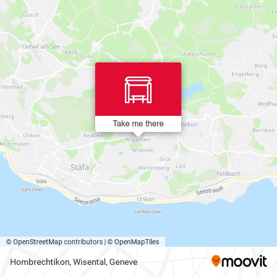 Hombrechtikon, Wisental map